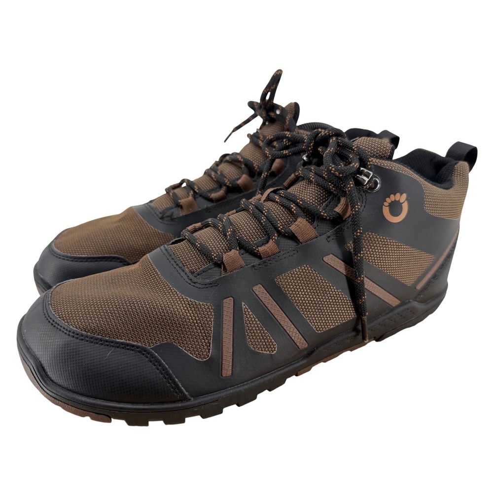 Xero Shoes Mens Daylite Hiker Fusion Brown Black Minimalist Boots Size 12